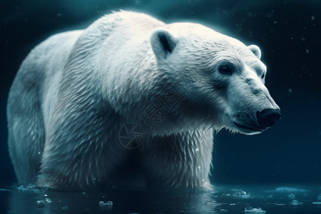 北极熊的特写图片