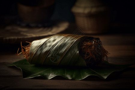 美味的粽子背景图片