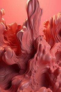粉汤羊血粉抽象3D背景设计图片