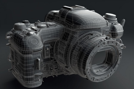 3D相机的模型背景图片