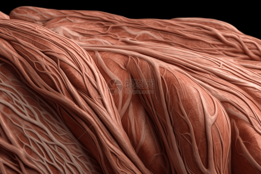 肌肉纤维图片