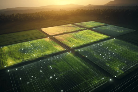 智能农业传感器背景图片
