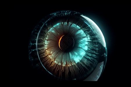 眼睛中的视网膜设计图片
