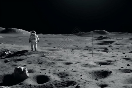 月球景观背景图片