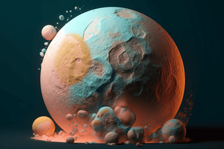 月球纹理月亮表面纹理设计图片