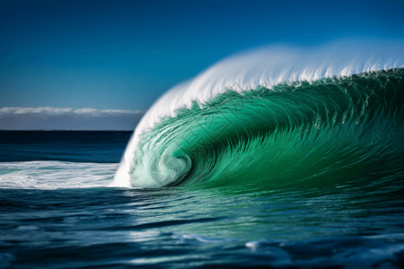 大海的巨浪背景图片