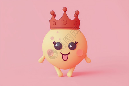戴皇冠的猪戴皇冠的卡通卵巢设计图片