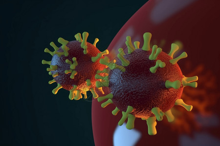 设计研究院3D病毒场景设计图片