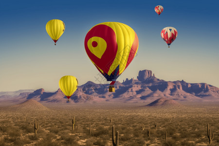 3d气球亚利桑那气球3D设计图背景