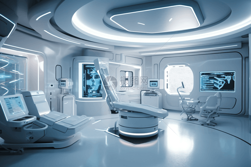 未来科技医院渲染图片