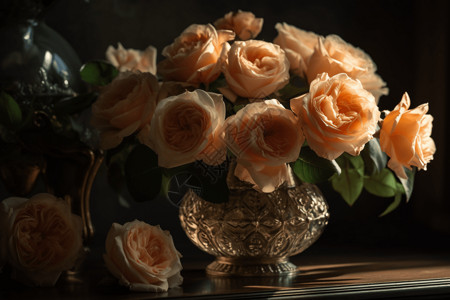 桃色玫瑰图片