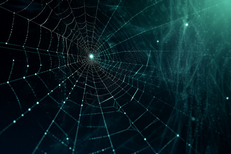 二进制数字蜘蛛网背景图片