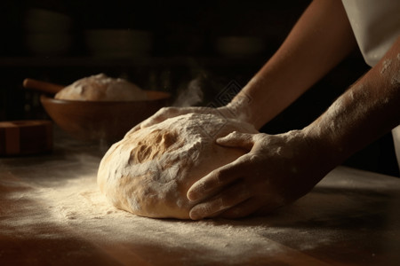 面包制作过程图片