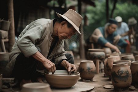 从蓬勃发展农村文化艺术遗产背景