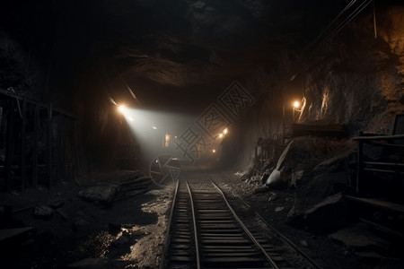 矿洞煤矿安全演习设计图片
