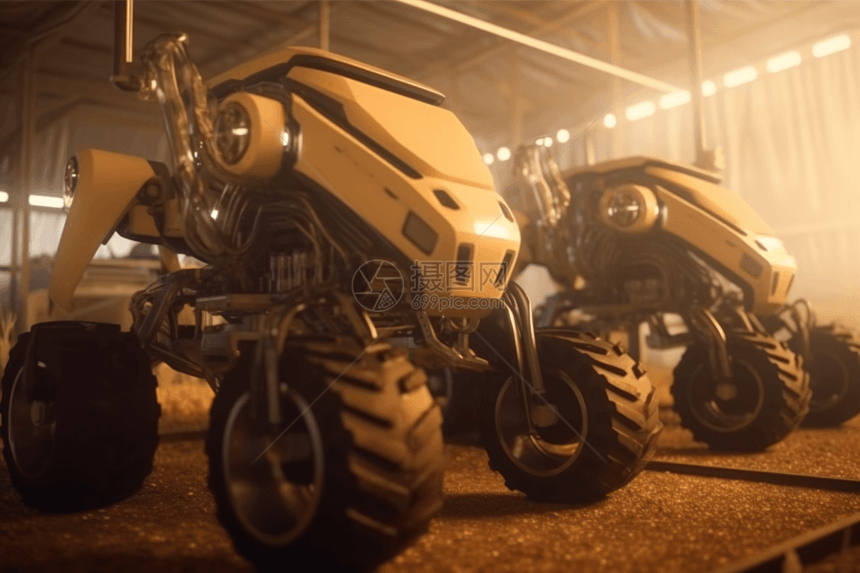 未来的农业机器人图片