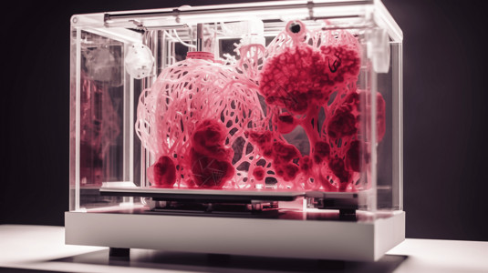 3D打印机生物打印设计图图片