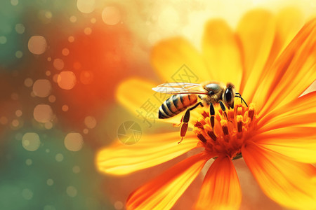 蜜蜂的图忙碌蜜蜂高清图片