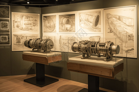 航空历史展览图片