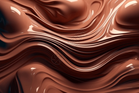 巧克力色封面栗子色的抽象立体背景设计图片