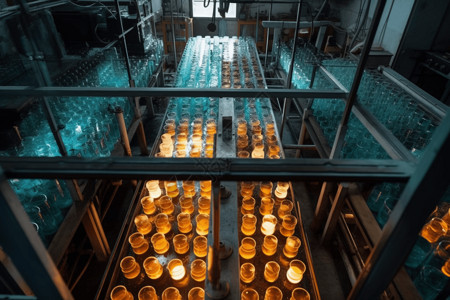 玻璃厂制造透明玻璃厂高清图片