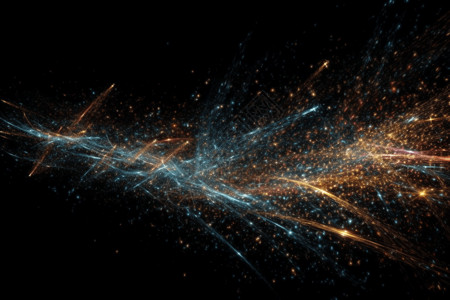 科技感粒子宇宙背景图片