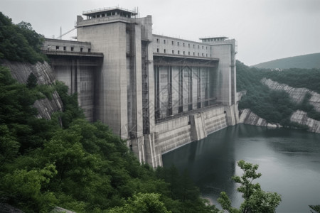 蓄水水力发电结构背景