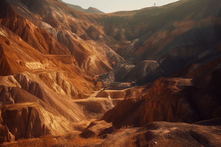 大型煤矿现场图片