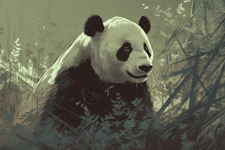 熊猫国宝背景图片