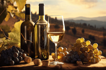 酒水饮品易拉宝葡萄酒背景设计图片
