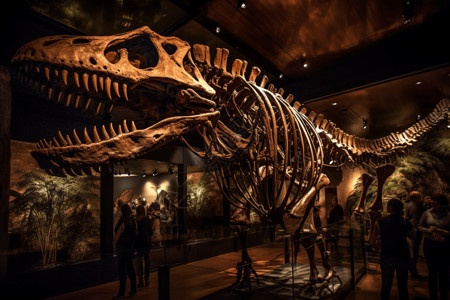 恐龙展馆背景图片