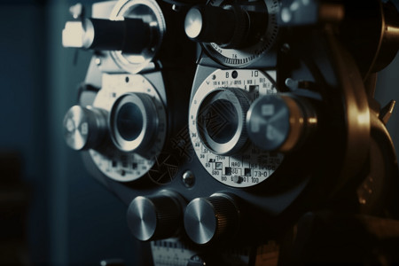 眼科科技眼疾检查设备设计图片