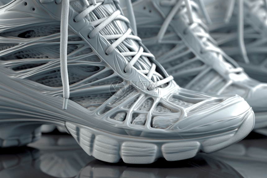3D健康运动鞋模型图片