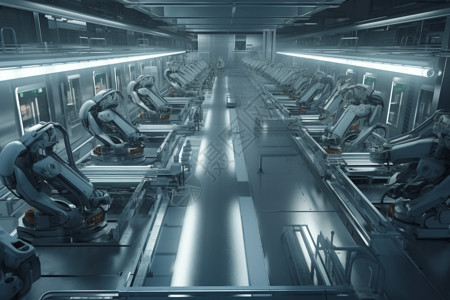 工厂装配自动化的装配机器人设计图片