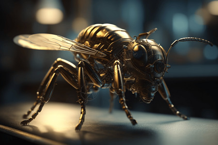 机器人蜜蜂蜜蜂科技高清图片