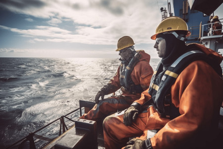 海上石油开采工作员工高清图片