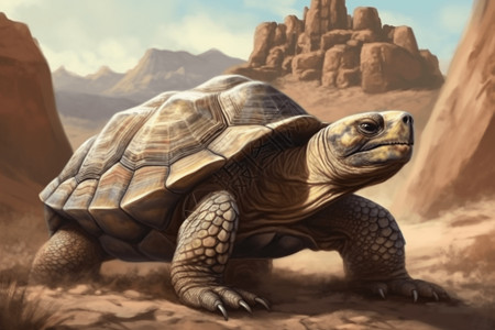 巨大的乌龟背景图片
