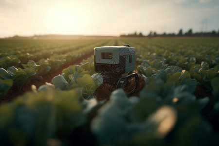 土豆农场农作物检测仪器设计图片