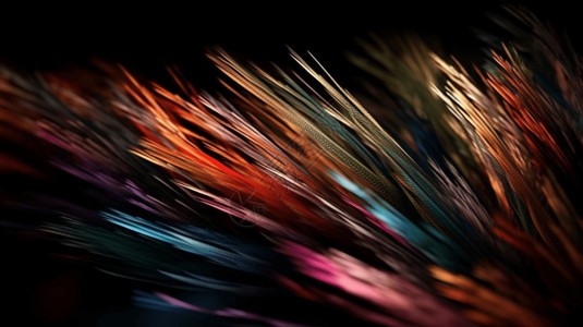 彩色羽毛照片高速运转的彩光设计图片