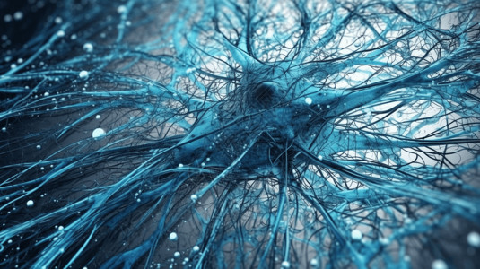大树树枝神经网络3D设计渲染图设计图片
