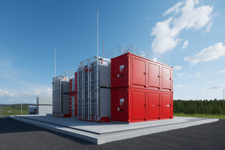 集装箱设计工厂的储热系统设计图片