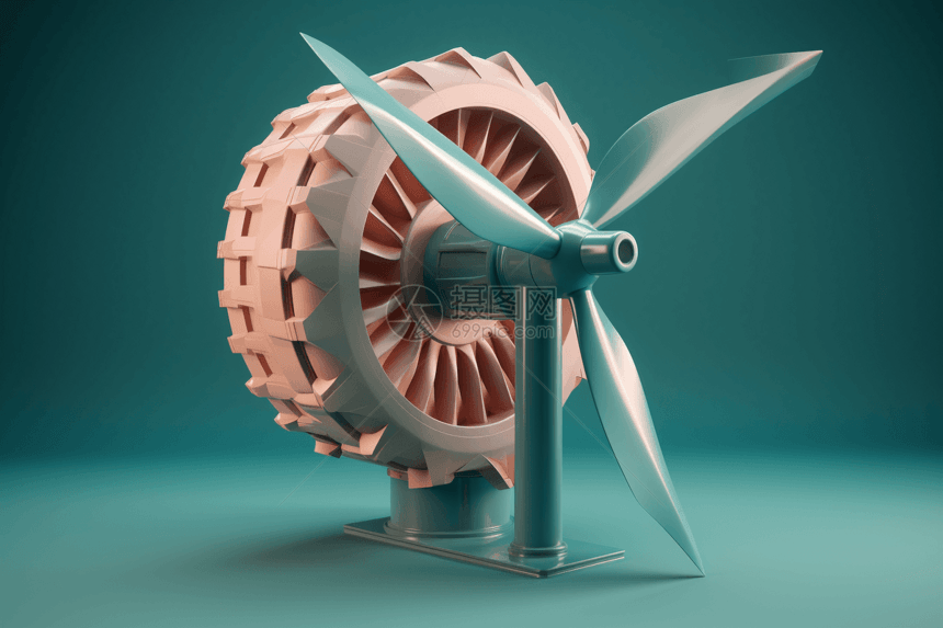 风力涡轮机齿轮图片