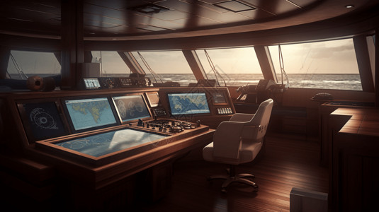 游艇导航系统图片
