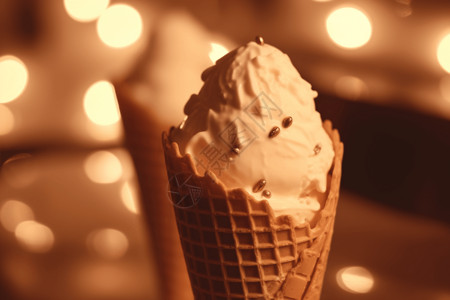 美味可口的冰淇淋图片