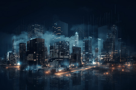 科技转型未来的城市数字化转型设计图片