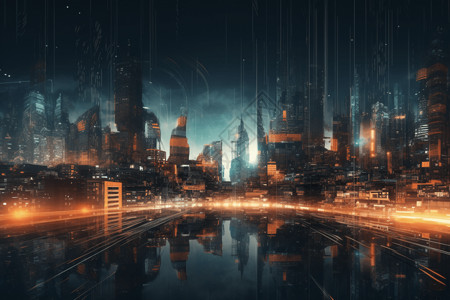 科技转型高效的城市数字化转型设计图片