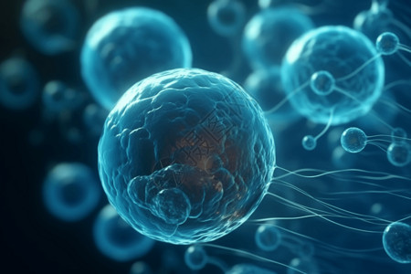 医学背景的胚胎干细胞高清图片