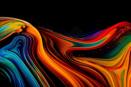 活跃的彩虹曲折图片