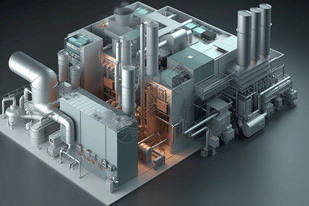 热回收的世界3D概念图背景图片