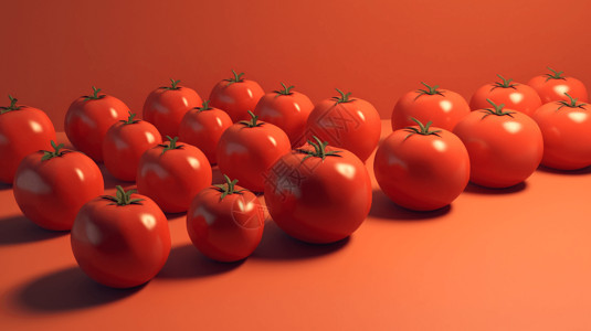 西红柿的模型背景图片